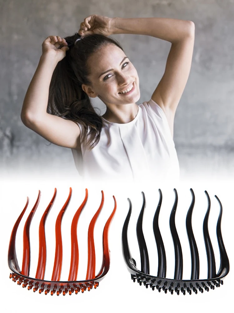 Women Girls Volume Inserts Hair Clip Bumpits Bouffant Ponytail Comb Style Maker Headband Accessories | Красота и здоровье