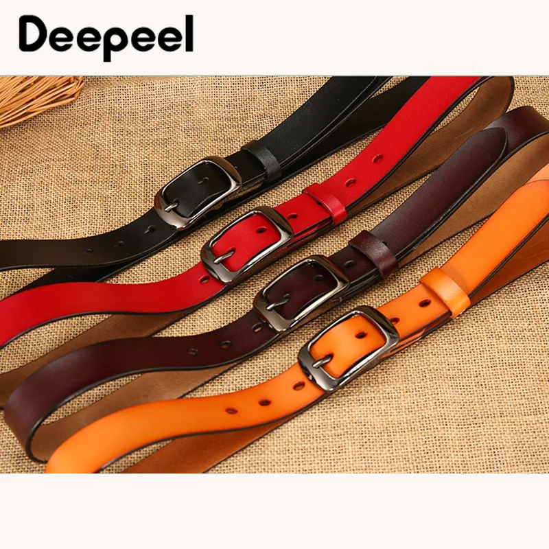 Deepeel 2 8*100-115 см женские ремни дикий кожаные в Корейском стиле с пряжкой на каждый