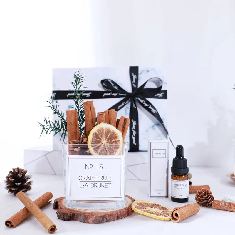 Свеча Корица сушеный аромат DIY Материал рулон сушеных цветов папоротник листья