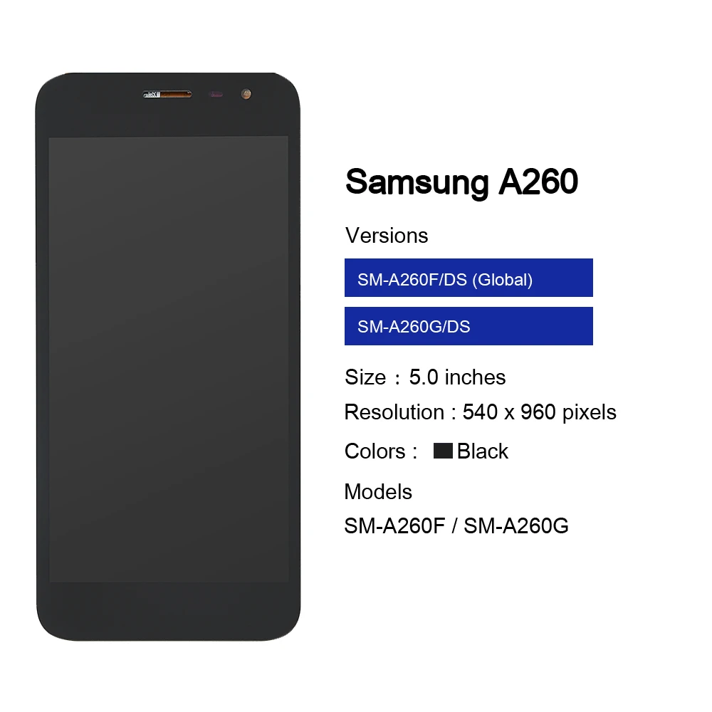 Большой ААА + ЖК-дисплей для Samsung Galaxy A2 Core A260F SM-A260G/DS агрегат замены экрана