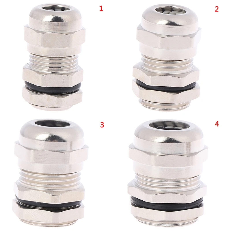 1 шт. покрытие медью из нержавеющей стали водонепроницаемый кабельный сальник с