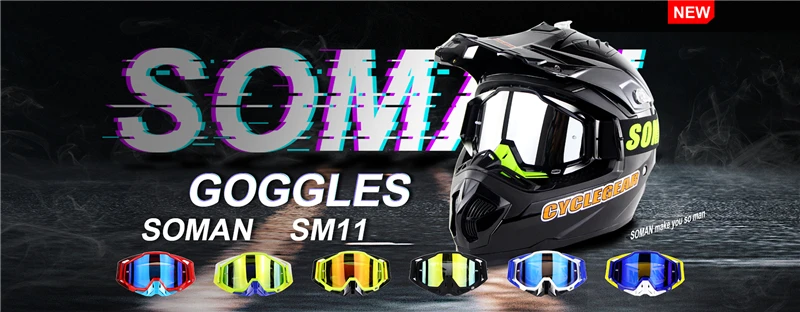 Soman Casco крутой гоночный шлем для мотокросса Ece Healmet горные шлемы Helt Dirt Bike Motocicleta Motosiklet cask модульный