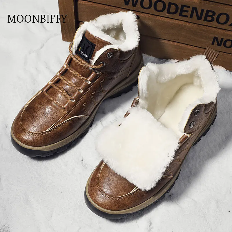 

Men Leather Casual Shoes Fashion Sneakers Spring Autumn High Top Male Walking Shoes Rubber Mens Designer Shoe Man Boots