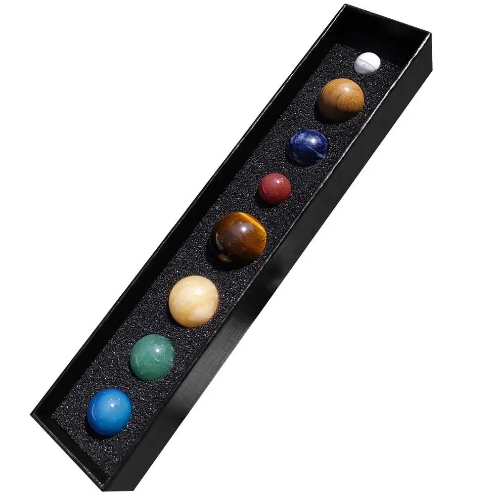 

Planet Crystal Set 8 Planets In Solar System Natural Gemstone Outer Space Planets Celestial Creative Gift Crystal Decorations Fo