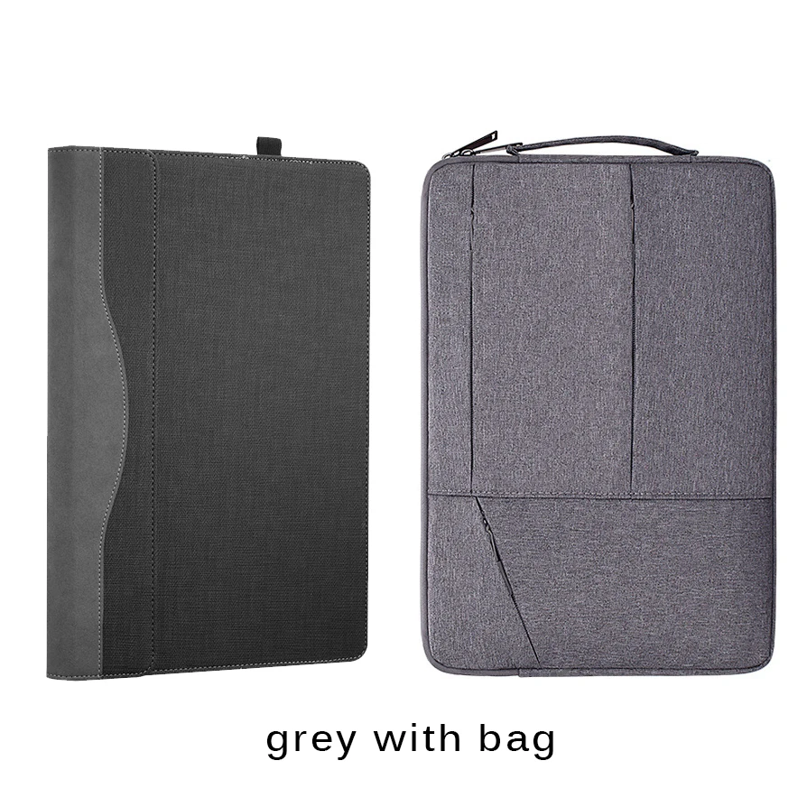 grey with bag Чехол для планшета lenovo Yoga Book 10," Чехол из искусственной кожи для ноутбука защитный чехол - Цвет: grey with bag