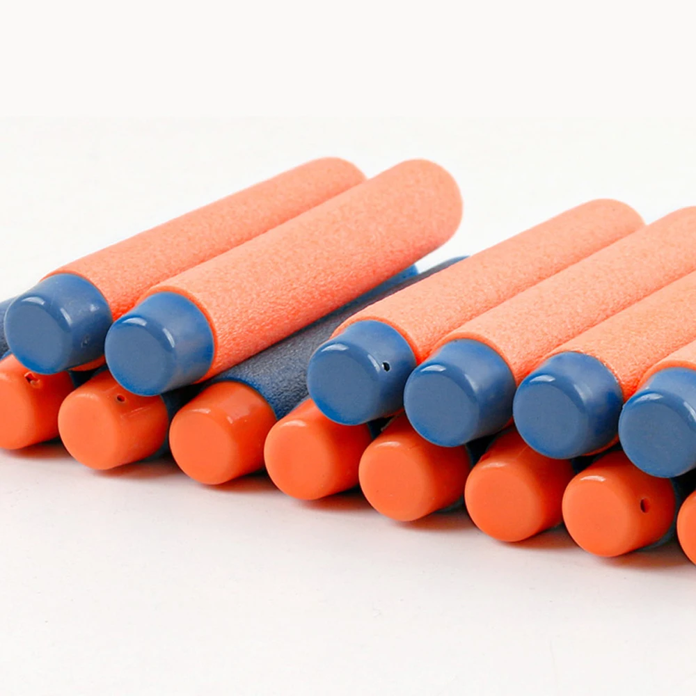 

100PCS Darts For Nerf Soft Hollow Hole Head 7.2cm Refill Darts Toy Gun Bullets for Nerf Series Blasters Xmas Kid Children Gift