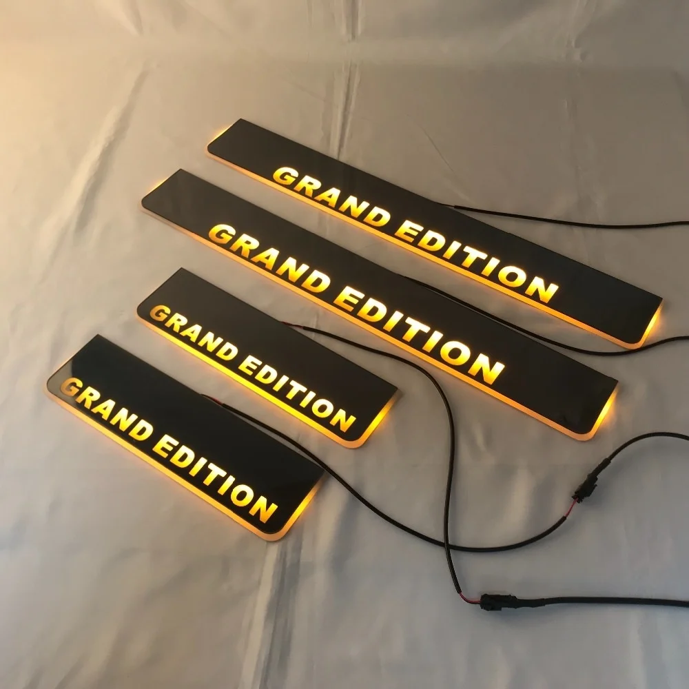 

Express Delivery Led Door Sill Plate Strip Welcome Light Pathway Accessories Guard Protectors for Mercedes Benz Ml300 W164 08-11