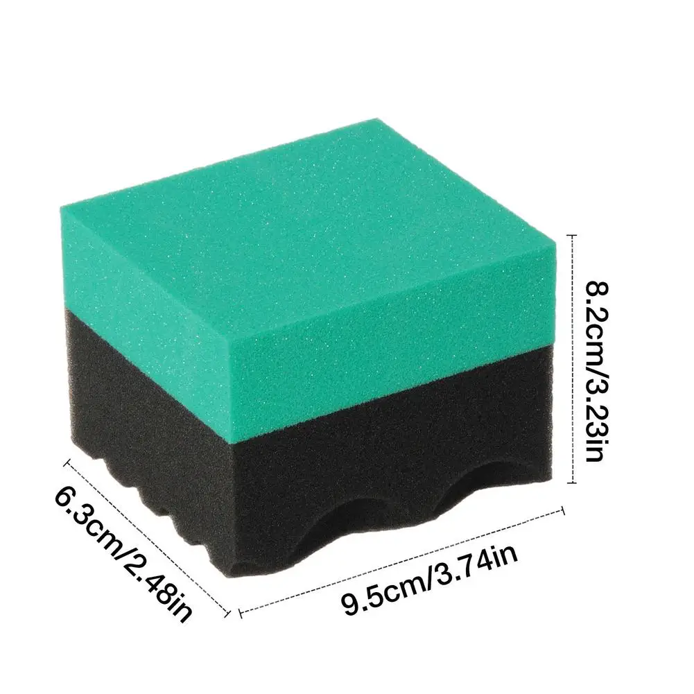 

2pcs Car Clean Polishing Waxing Soft Sponge Dust Remove Foam Applicator Tire Washing Auto Care Polishing Pad