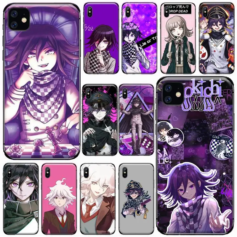Чехол для телефона Danganronpa V3 с рисунком Аниме Манга iPhone 11 12 pro XS MAX 8 7 6 6S Plus X 5S SE 2020 XR -