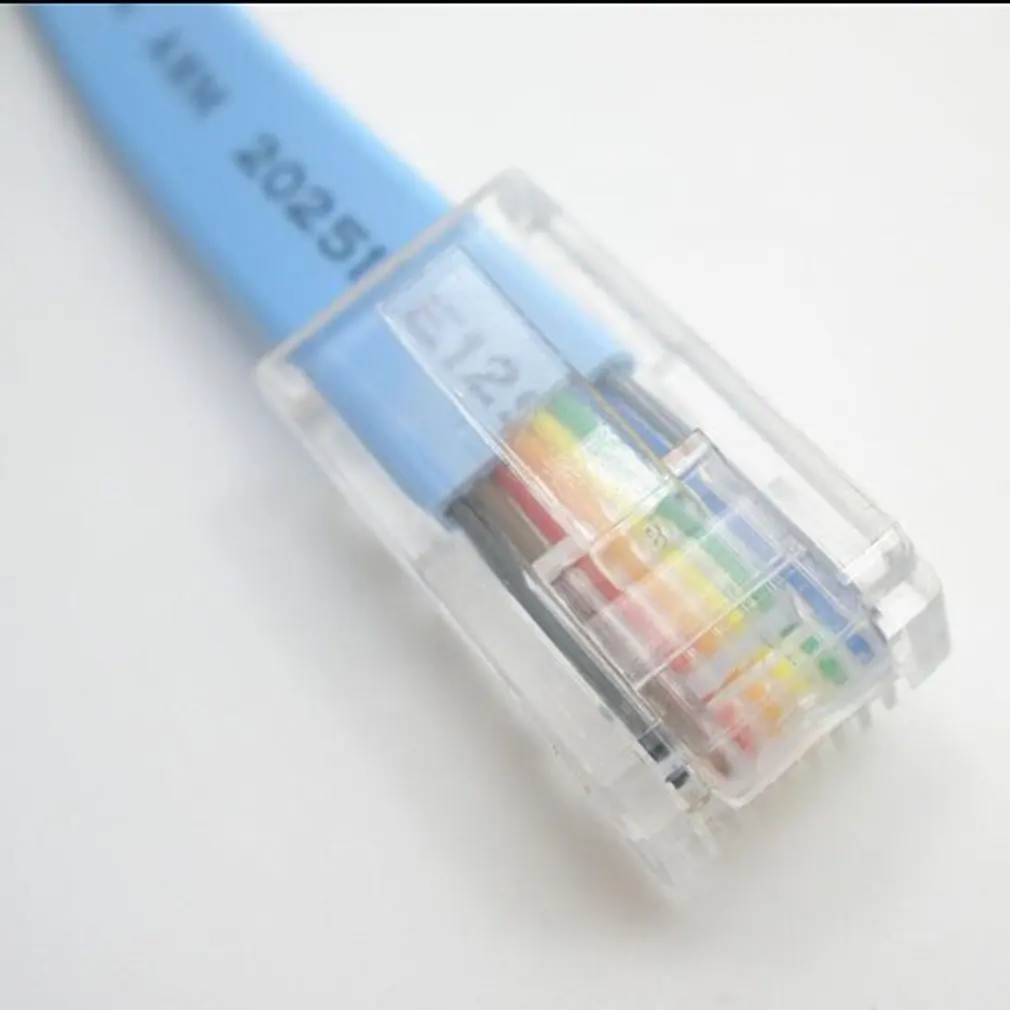 Кабель-переходник для консоли Cisco RJ45 Cat5 Ethernet-порт Rs232 DB9 COM последовательные