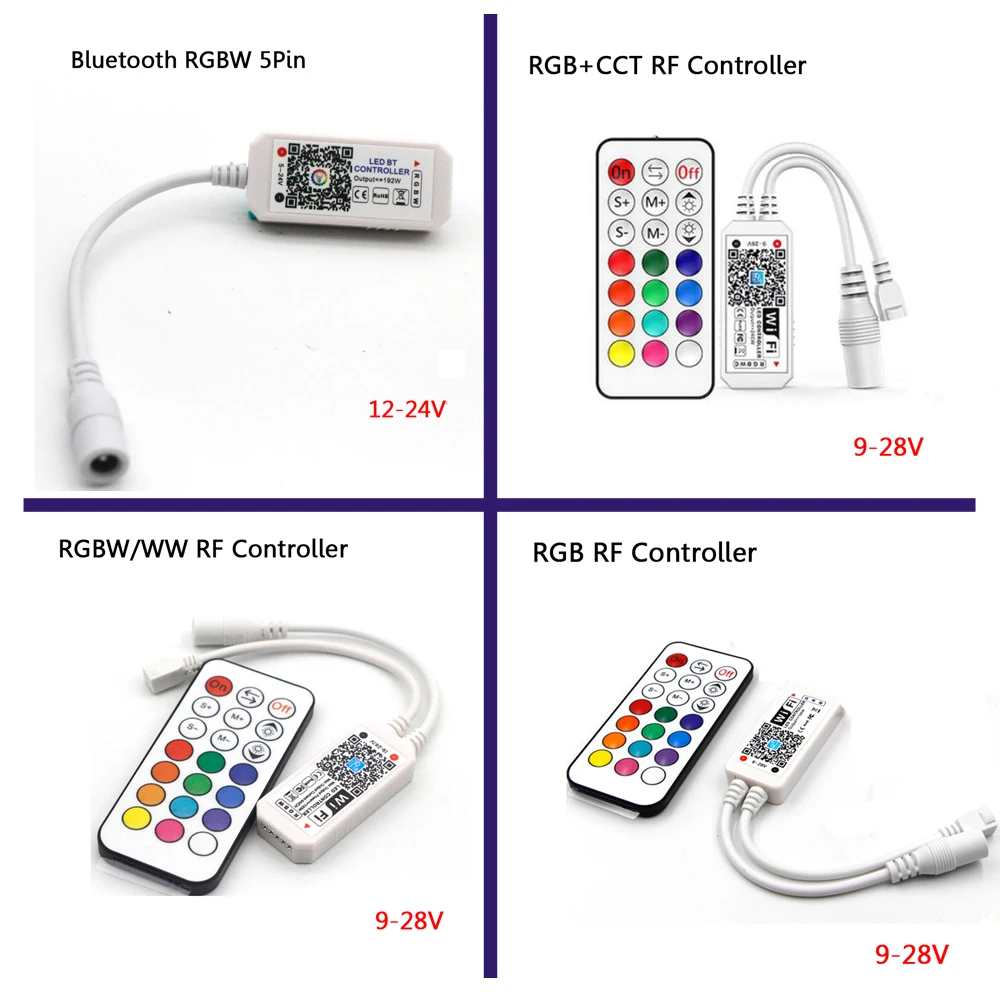 Умный WiFi светодиодный контроллер RGB/RGBW/RGB + CCT Google домашний музыкальный таймер
