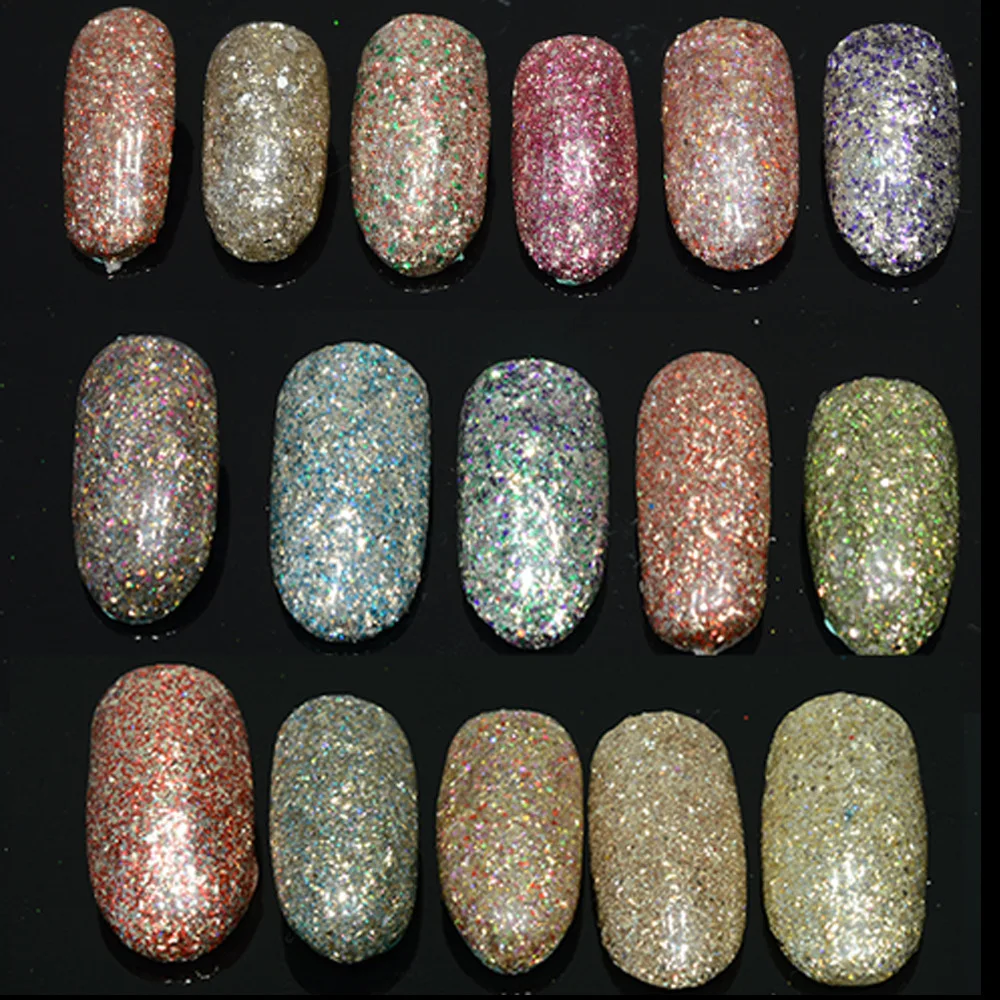 1 коробка блестящий серебряный акриловый порошок для ногтей отражающая Пыль