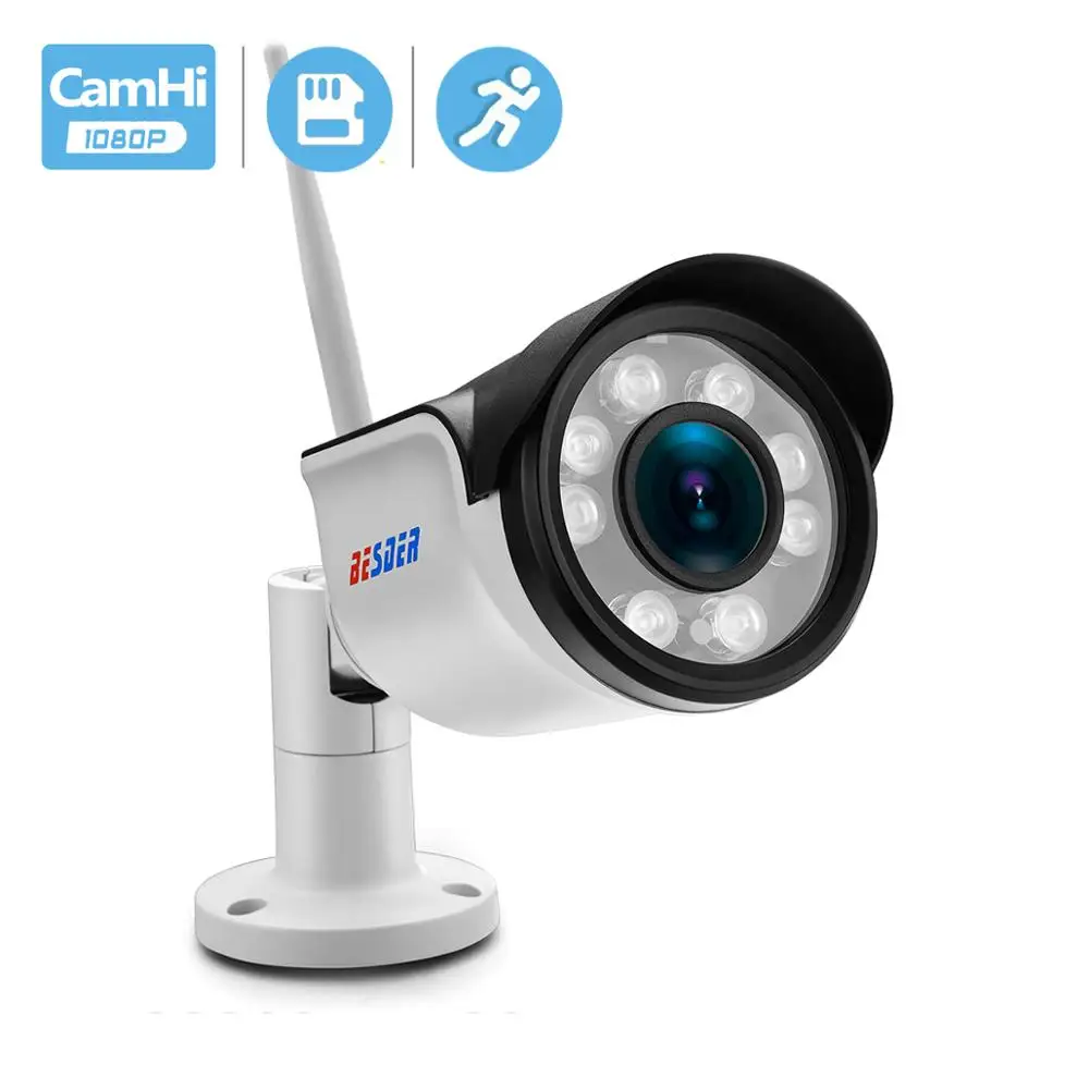 IP камера BESDER HI3516C + SONY IMX323 Wi Fi 1080P 2 Мп со слотом для SD карты|wifi cctv 1080p|wifi cctvip camera wifi |