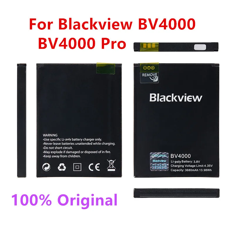 

100% Original Backup Blackview BV4000 BV4000 Pro 3680mAh Battery For Blackview BV4000 BV4000 Pro MTK6580A Smart Mobile Phone