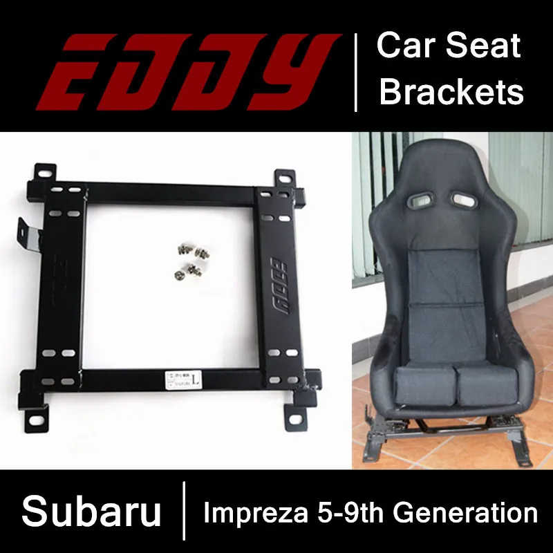 

EDDY Высокопрочное основание для автомобильного сиденья для Subaru Impreza 5-9-го поколения GC/GD железные нержавеющие крепежные кронштейны для автомобильных сидений автозапчасти