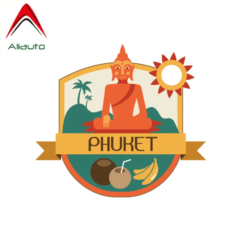 Креативная наклейка Aliauto на мотоцикл машину Пхукет Таиланд мир город путешествия