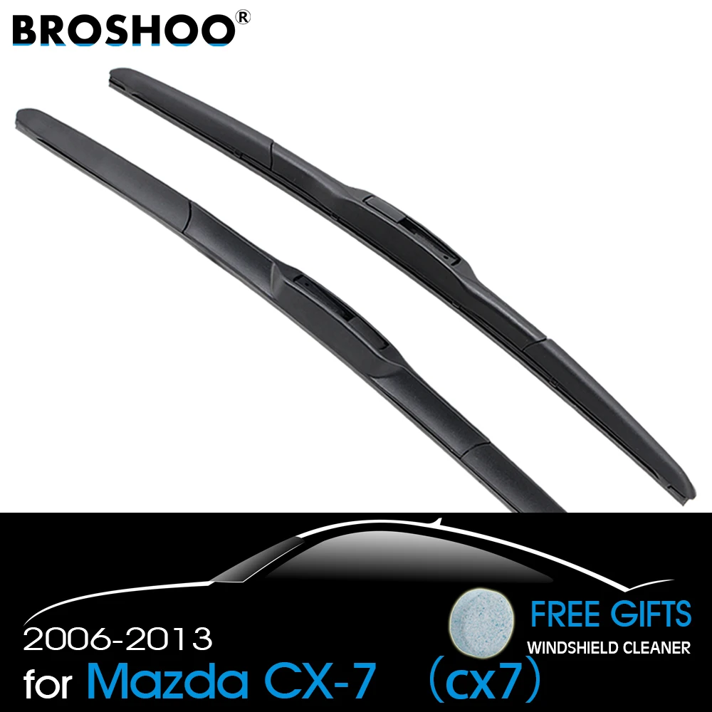 Стеклоочистители из натурального каучука BROSHOO для Mazda CX 7 CX7 26 и 16 дюймов 2006 2007 2008 2009