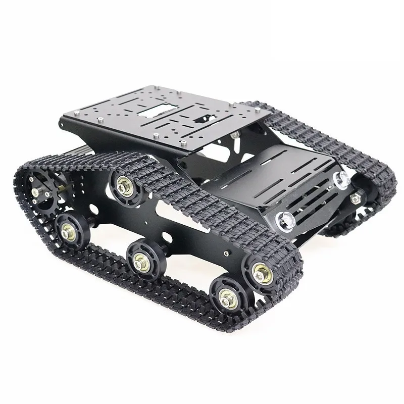 Гусеничный корпус робота танка с рамкой из алюминиевого сплава роботизированные