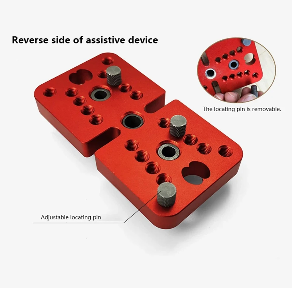 

3 in 1 Vertical Hole Guide Hole Dowelling Jig Kit Puncher DIY Punching Tools Self Centering Drill Guide Kit Hole Puncher