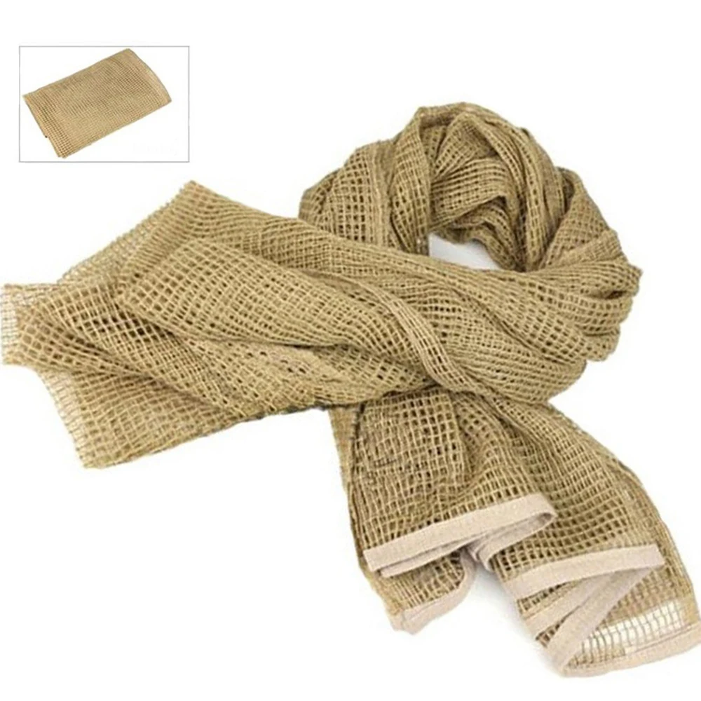 Новинка 10 цветов военный тактический сетчатый снайперский платок накидка для