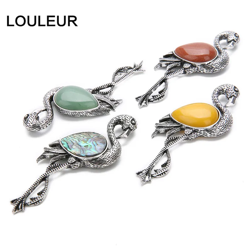 1 шт. подвеска в виде лебедя размеры 38 х84 мм| |