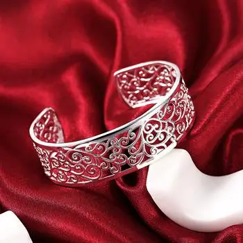 

Linked Branches Bangle Hollow Adjustable Bracelet for Women LKNSPCB262
