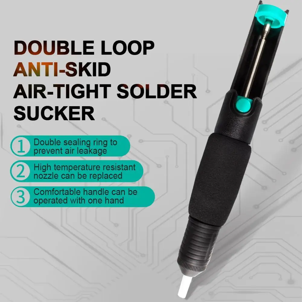 

Powerful Desoldering Pump Suction Tin Vacuum Soldering Iron Desolder Gun Soldering Sucker Pen Removal Hand Welding Tools