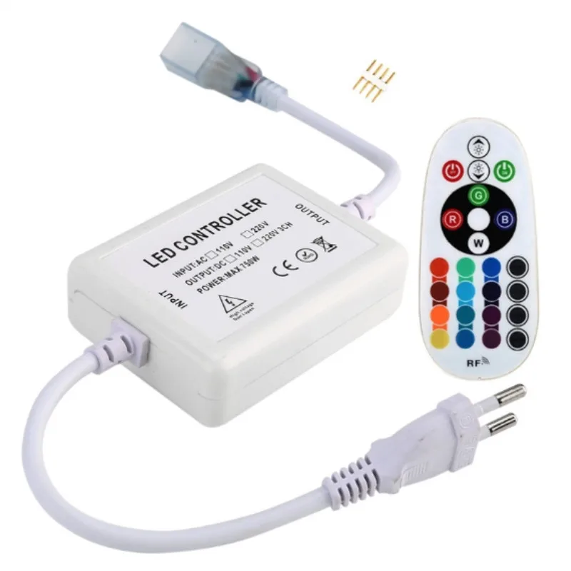 Диммерная Светодиодная лампа уличный гибкий неоновый шнур RGB SMD5050 110 В/В