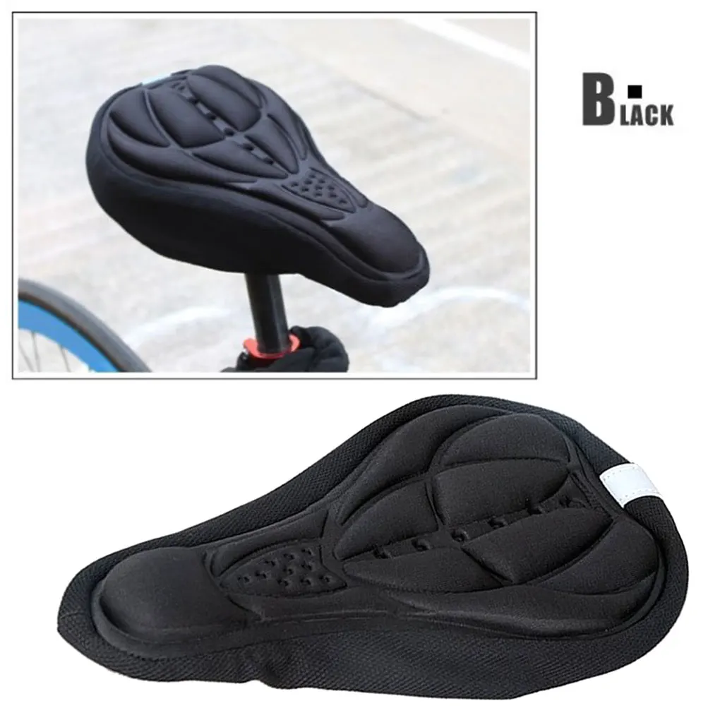 

Мягкий силиконовый гелевый Чехол для подушки для горного велосипеда, нескользящий утолщенный удобный чехол 3D для сидений велосипеда