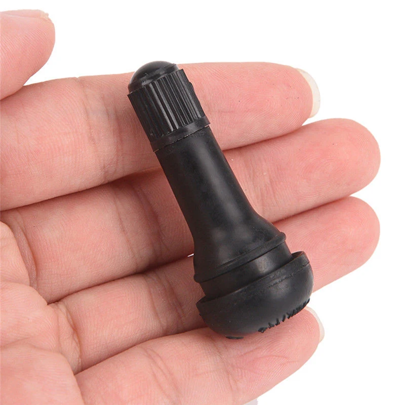 4 шт./компл. черный Универсальный клапан стеблей с пылезащитными колпачками