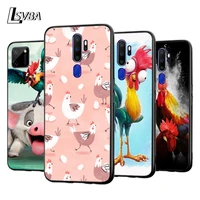 cock rooster chicken for oppo a5 a9 a7 a11x a1k a12 a12e a31 a32 a53 a53s a72 a73 a93 ax7 pro 2020 2018 5g phone case