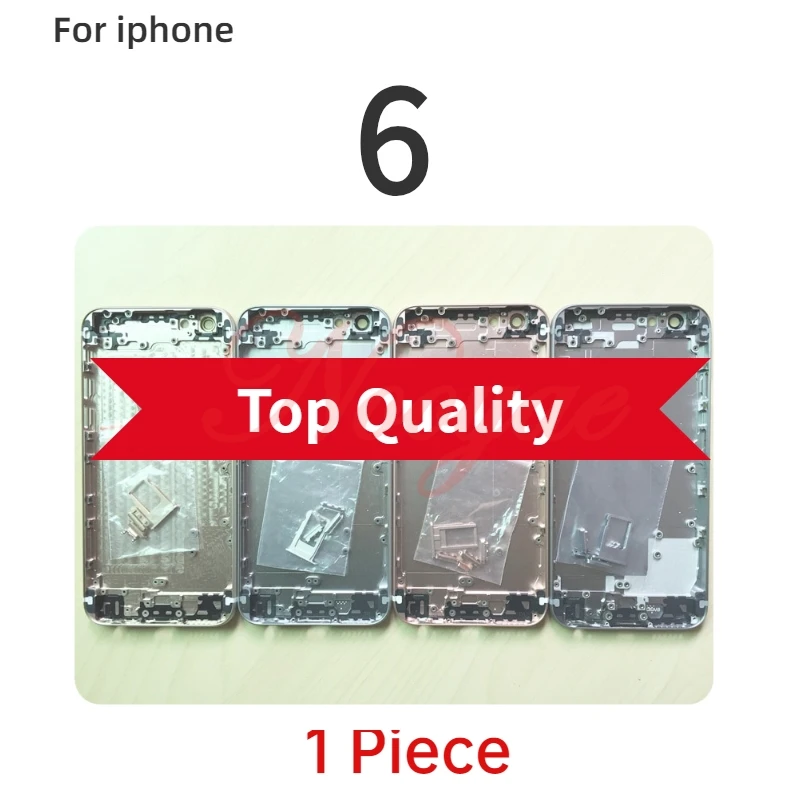 Полный корпус для iphone 5C 6 6g 6S plus задняя крышка аккумулятора чехол +