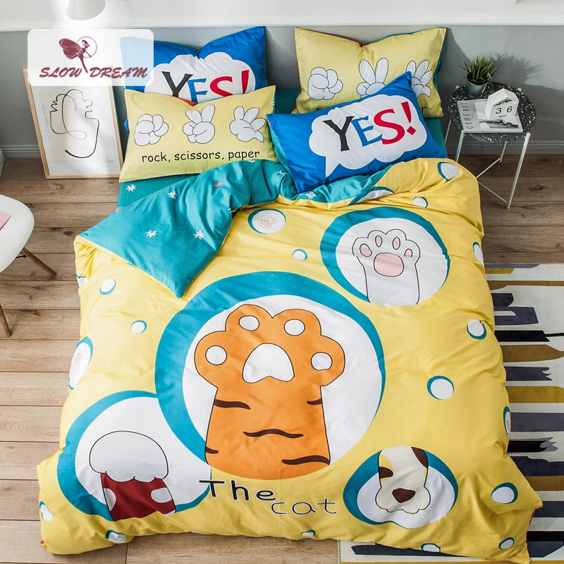 Комплект постельных принадлежностей с рисунком из мультфильма медленсон США