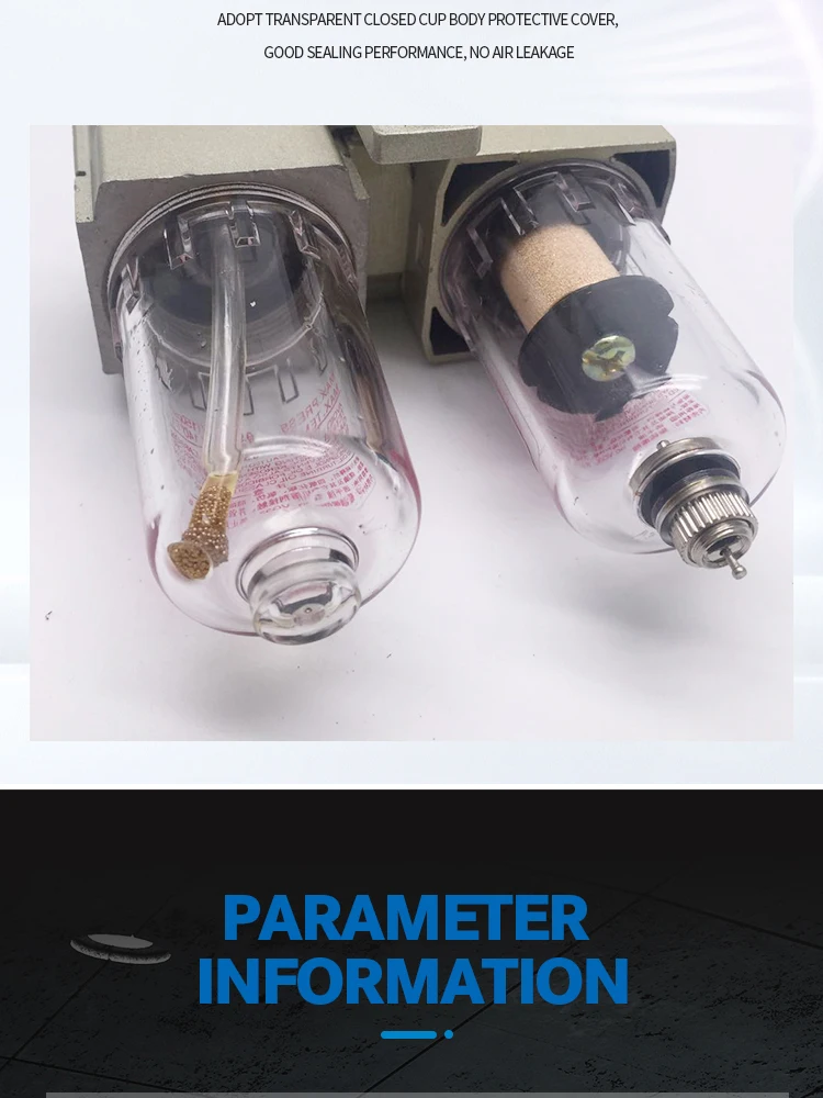 AC3010-02 G1/4 AC3010-03 G3/8 масляный и водный сепаратор фильтры воздушный компрессор регулирующий клапан два воздушных фильтра