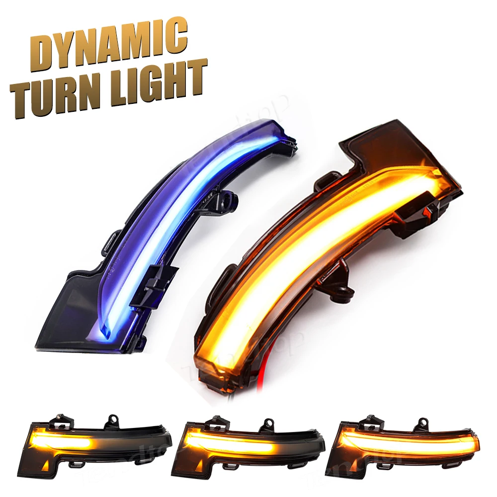 Динамический фонарь поворотника для Skoda Octavia 3 Mk3 III A7 5E VW T-roc Troc T-cross 2014 2015 2017 2018 2019