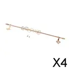 Миниатюрный карниз для кукольного домика 4x 112, мебельные аксессуары, золотой