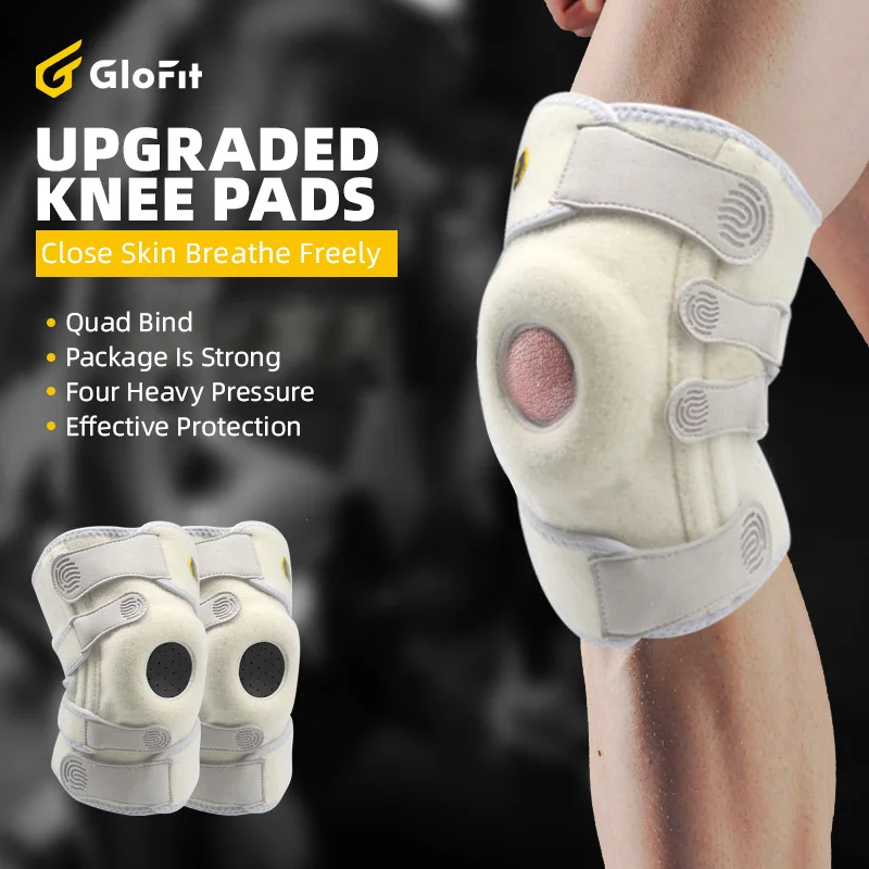 Glofit колено Поддержка для боли в спине из четырех ремней Давление спортивные