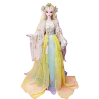 dbs three kingdoms series 13 doll bjd chinese style 62cm ball jointed dolls msd with clothes shoes makeup bjd dolls for girls