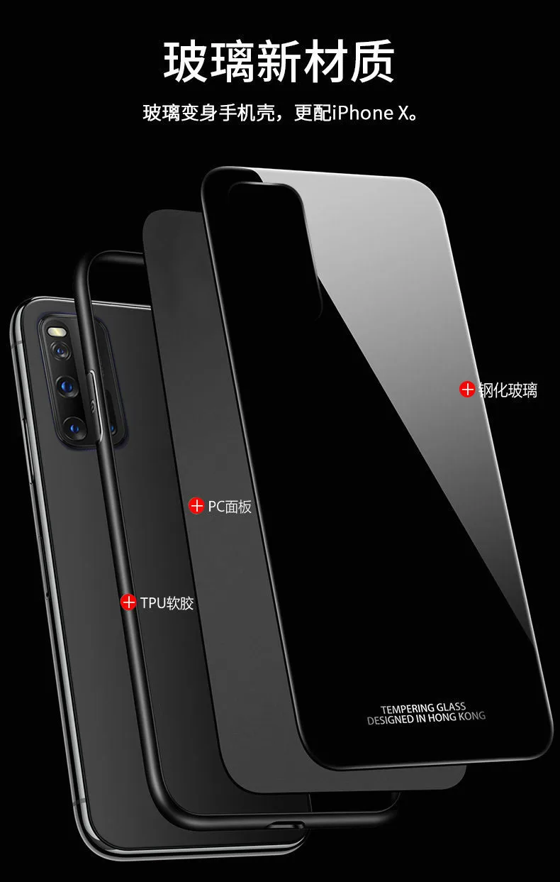 Чехол для VIVO Z6 IQOO 3 X30 Pro чехол из закаленного стекла с кольцевым магнитным