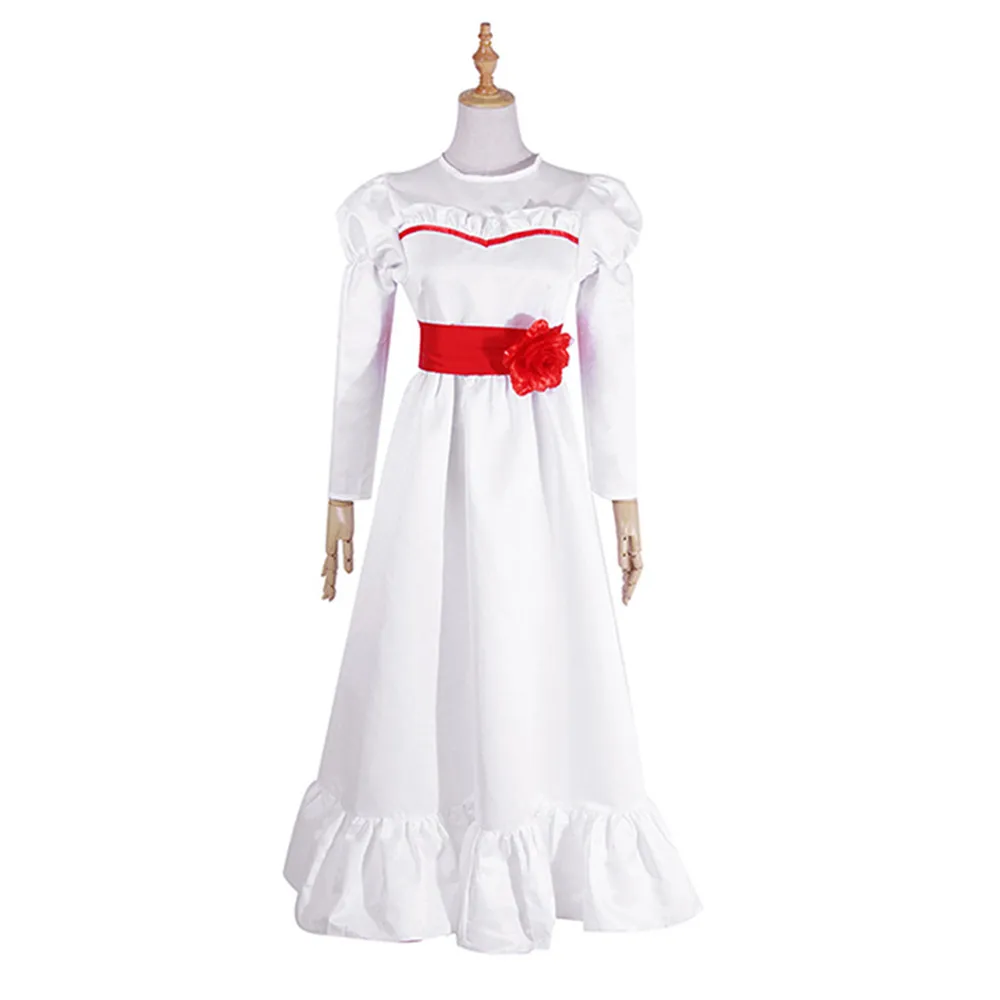 Невеста Чаки ConjingDoll Annabelle косплей костюм Женская юбка для девочек Хэллоуин вечерние юбка для выступления фильм ужасов
