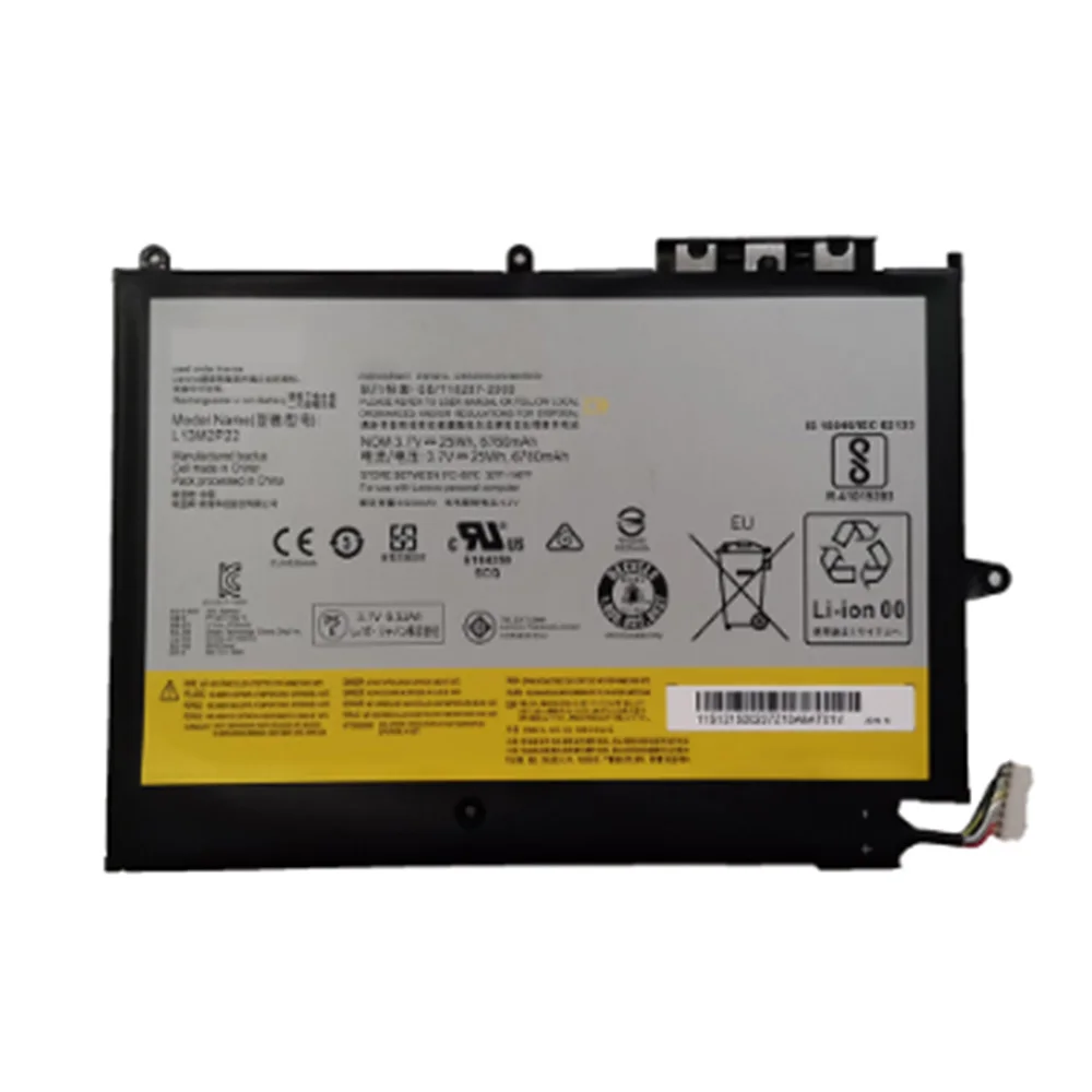 Аккумулятор для ноутбука Lenovo MIIX2 10 3 7 в 6700 мАч 25 Вт/ч L13M2P22 L13N2P21 1ICP4/83/103-2 | Компьютеры