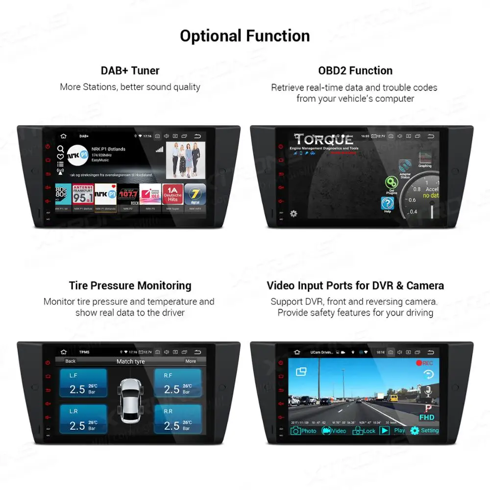 Автомобильный мультимедийный стерео плеер XTRONS 9 дюймов Android 0 для BMW E90 E91 E92 E93 M3