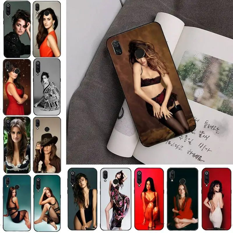 

Spanish girl Penelope Cruz Sanchez Phone Case For Redmi note 8Pro 8T 9 Redmi note 6pro 7 7A 6 6A 8 5plus note 9 pro case