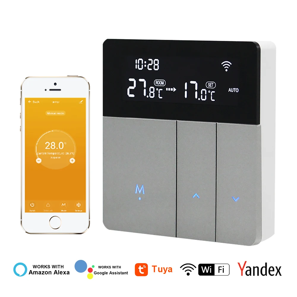 

Tuya WiFi Smart Thermostat Electric Floor Heating Water Gas Boiler Temperature Controller Works with Yandex Google Assistant
