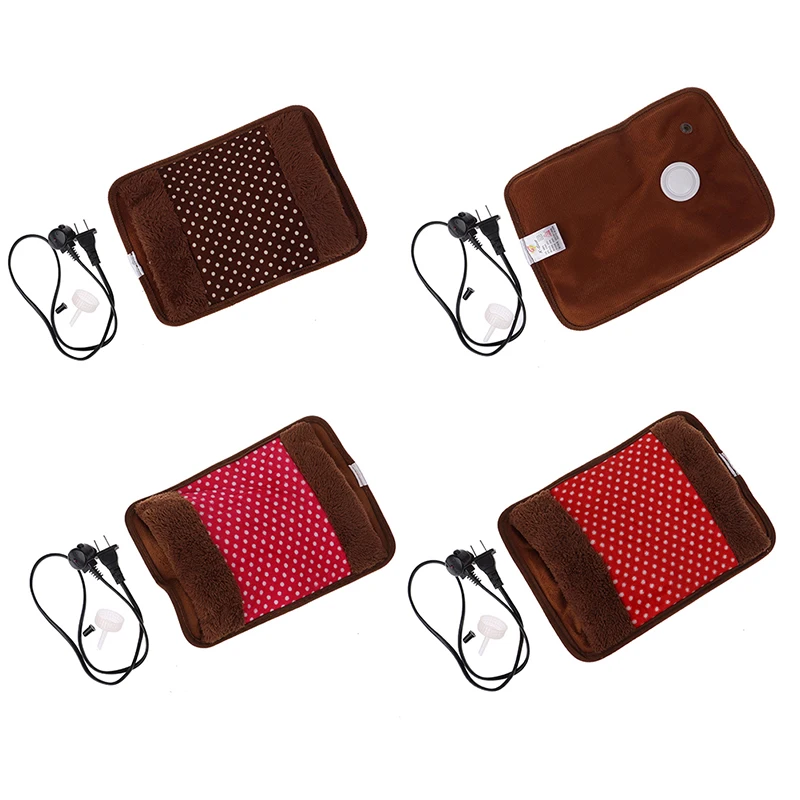 1 шт. плюшевая мультяшная зимняя бутылка для горячей воды 220 В грелка рук