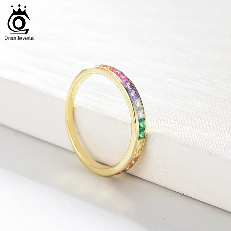 Женское Обручальное Кольцо ORSA JEWELS классическое тонкое обручальное кольцо