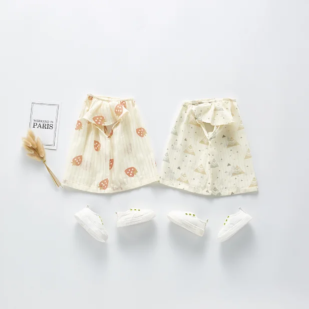 

Angoubebe 202H02 Новинка Одежда для новорожденных девочек топ с коротким рукавом + Трусы комплект из 2 предметов красивая одежда с принтом Se