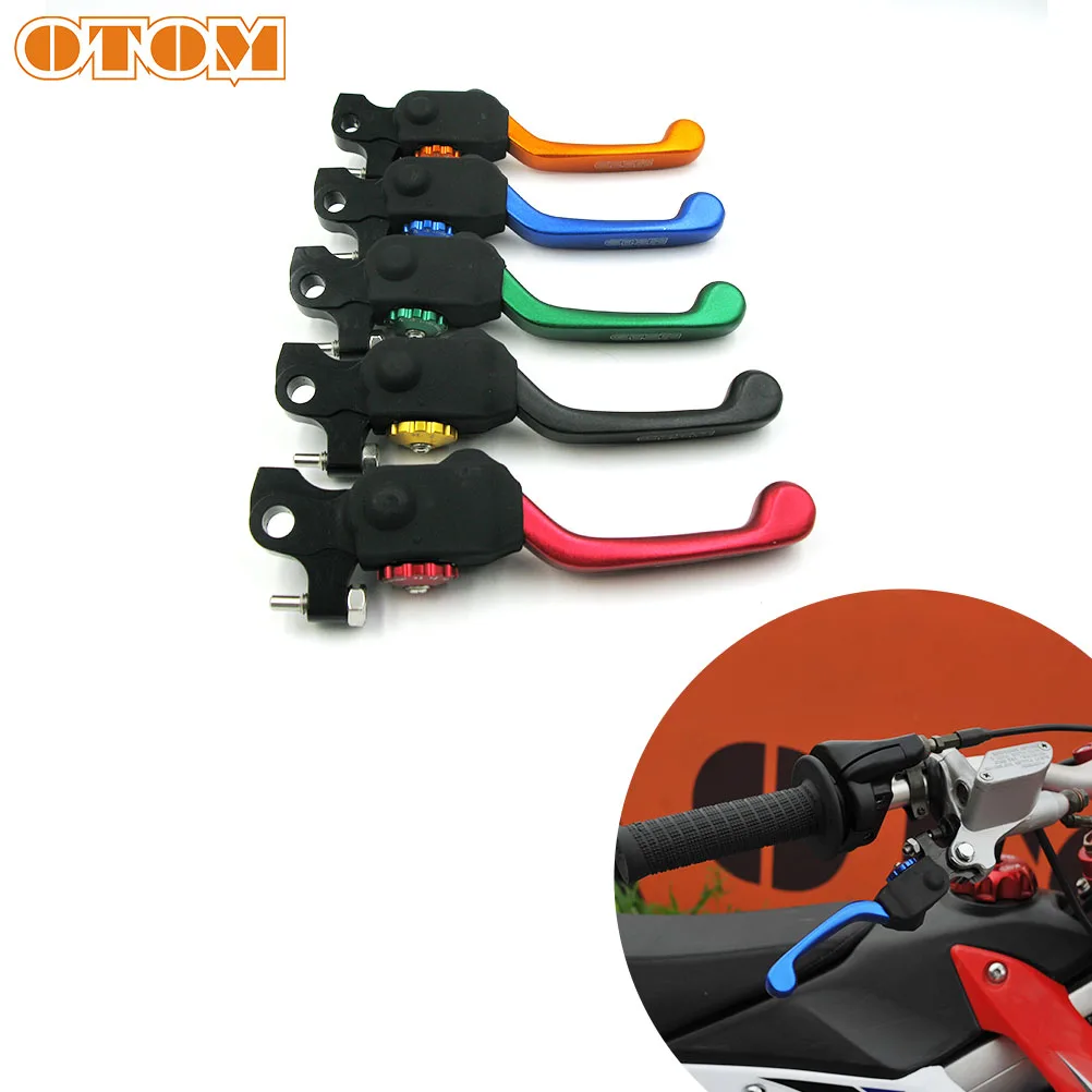 OTOM CNC мотоциклетный складной передний тормоз ручка для мотоцикла Регулируемый