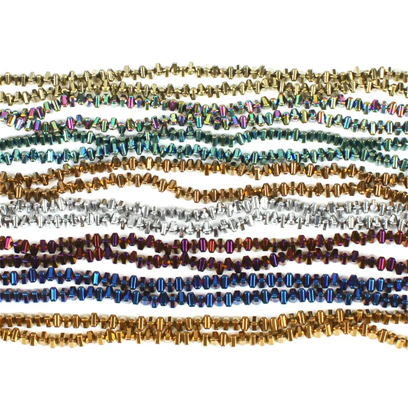 Бусины Из Гематита и натурального камня треугольные бусины россыпью с магнитным