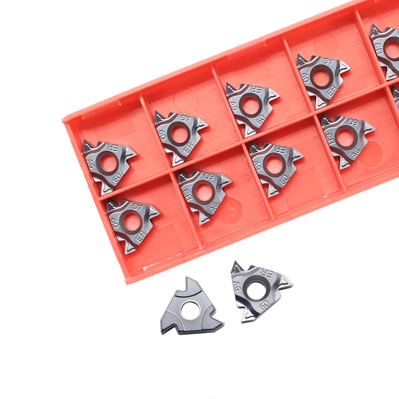 

10 шт. резьбовые 16ER AG60 16IR карбидные ЧПУ резьбовые карбидные вставки резьбовой токарный станок Стандартный Инструмент вольфрамовые карбидны...